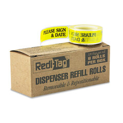 Buy Removable/Reusable Printed Message Arrow Flags in Refillable Dispenser, Refills