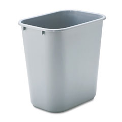 RCP2956GRA - Rubbermaid CommercialSoft Molded Plastic Wastebaskets