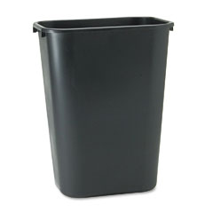 RUB295700BK - Rubbermaid&reg; Soft Molded Plastic Wastebasket