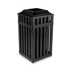 Rubbermaid&reg; Commercial Avenue&reg; Square Open Top Waste Receptacle