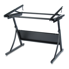 Black PlanMaster Height-Adjustable Drafting Table Base                                                    :: 