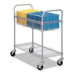 Heavy-Duty Steel Wire Mail Cart