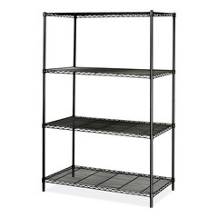 Industrial Wire Shelving Starter Kit, Add-On Unit, Extra Wire Shelves
