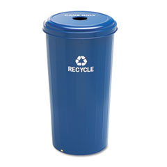20-Gallon Tall Round Recycling Receptacle for Cans