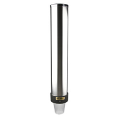SANC3400P - San Jamar Large Water Pull-Type Cup Dispenser with Removable Cap, Stainless Steel
