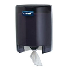 SANT400TBK - San Jamar Classic Center-Pull Towel Dispenser