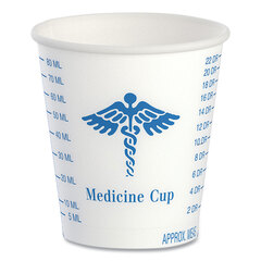 Wax-Coated Paper Graduated Medicine Cup