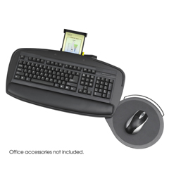 Buy Safco Adjustable Keyboard Platform with Swivel Mouse Tray and Control Zone