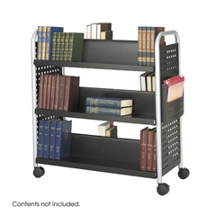 Buy Safco� Scoot� Double-Sided Steel Book Cart
