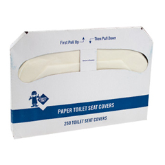 SFZPNTSC250E - Safety ZoneHalf Fold Toilet Seat Covers - 5,000 Covers per Case