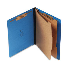 Buy S J Paper Six-Section Pressboard End Tab Classification Folders with Kraft Dividers