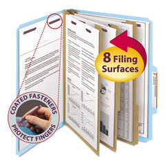 Buy Colored Pressboard Eight-Section Top Tab Classification Folders
