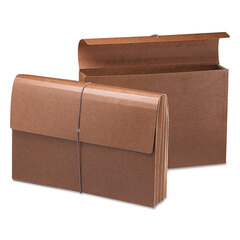 Leather-Like Redrope Expanding Wallet with Elastic Cord