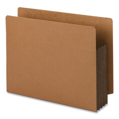 Redrope Drop Front End Tab File Pockets with Colored Tyvek� Gussets, 6-1/2 High