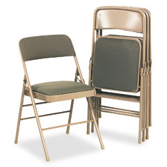 Buy Cosco Deluxe Fabric Padded Seat and Back Folding Chair