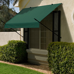 6' Designer Awning - Forest Green