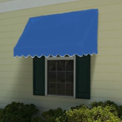 4' Traditional Awning - Pacific Blue Image