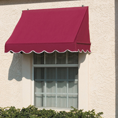 6' Traditional Awning Replacement Cover - Burgundy