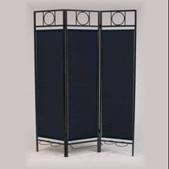 Buy Black Contemporary Privacy Screen - Ebony