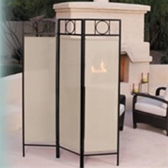 SPI3060016 - Sunsational Black Contemporary Privacy Screen - Sand