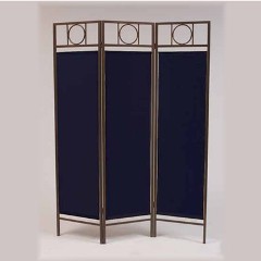 Bronze Contemporary Privacy Screen - Ebony