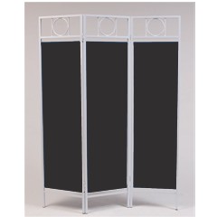 Buy White Contemporary Privacy Screen - Ebony