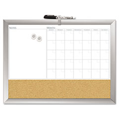 The Board Dudes Magnetic Dry Erase 3-N-1 Board