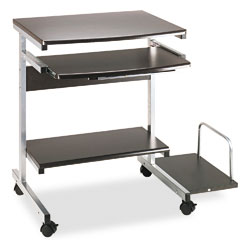 Mayline® Portrait PC Desk Cart Mobile Computer Workstation (Tiffany Industries)