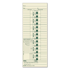 Buy 3-1/2 x 9 Time Clock Cards for Acroprint, Lathem