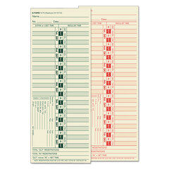 Buy 3-1/2 x 9 Time Clock Cards for Lathem