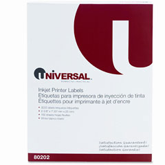 UNV80202 - Universal&reg; Inkjet Printer Labels