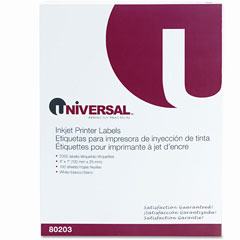 UNV80203 - Universal&reg; Multiuse Permanent Self-Adhesive Labels