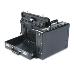SOLO&reg; Leather Expandable Laptop Attach&eacute;