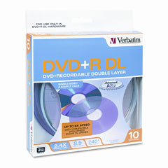 VER95166 - Verbatim&reg; DVD+R Dual Layer Recordable Disc