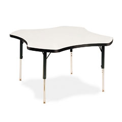 VIR48CLO091 - Virco 4000 Series Clover Shaped Activity Table