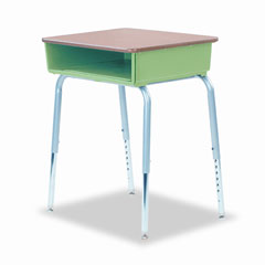 Virco Virco 785 Open-Front Student Desks with Colored Bookboxes