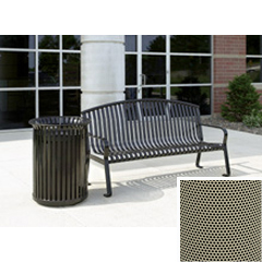 WAUMF2201BE - Wausau TileBench with arched back