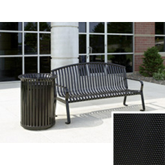 WAUMF2201BK - Wausau TileBench with arched back