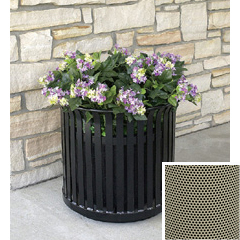 WAUMF8010BE - Wausau TileMetal Armor Planter