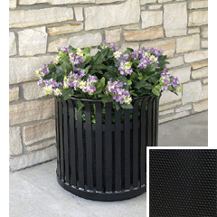 WAUMF8010BK - Wausau TileMetal Armor Planter