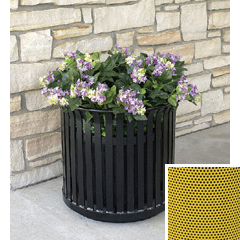 WAUMF8010Y - Wausau TileMetal Armor Planter