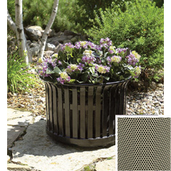 WAUMF8011BE - Wausau TileMetal Armor Planter