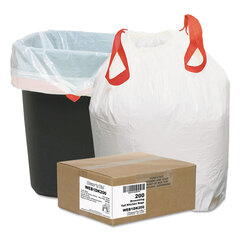 Heavy-Duty Draw and Tie Trash Bags