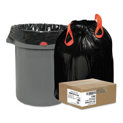 Heavy-Duty Draw and Tie Trash Bags