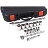 17 Piece Standard Socket Sets (Drive Size : 1/2 in, No. of Points : 12, Drive Type : Square)