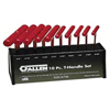 Cushion-Grip Hex Key Sets (Measuring System : Inch, Tip Size : 3/32 in, 7/64 in, 1/8 in, 9/64 in, 5/32 in, 3/16 in, 7/32 in, 1/4 in, 5/16 in, 3/8 in, Tip Type : Hex)
