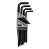 Long Arm Hex Key Sets (Measuring System : Inch, Tip Size : 0.050 in, 1/16 in, 5/64 in, 3/32 in, 7/64 in, 1/8 in, 9/64 in, 5/32 in, 3/16 in, 7/32 in, 5/16 in, 3/8 in, 0.050 in [Min], 3/8 in [Max], Tip Type : Hex)