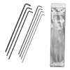 Hex Key Sets (Measuring System : Inch, Tip Size : 5/64 in, 3/32 in, 1/8 in, 5/32 in, 3/16 in, 7/32 in, 1/4 in, Tip Type : Hex)