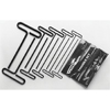 Loop Handle Hex Key Sets (Quantity : 3 Sets per Box, Measuring System : Inch, Tip Size : 3/32 in, 7/64 in, 1/8 in, 9/64 in, 5/32 in, 3/16 in, 7/32 in, 1/4 in)
