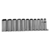 11 Piece Deep Socket Sets (Drive Size : 1/2 in, No. of Points : 12, Opening Size : 1/2 in, 9/16 in, 5/8 in, 11/16 in, 3/4 in, 13/16 in, 7/8 in, 15/16 in, 1 in, 1 1/16 in, 1 1/8 in)